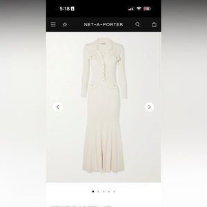 NWT size medium self portrait ribbed midi